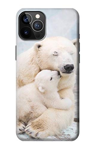 Polar Bear Hug Family iPhone 12 Case - Cute Protective Phone Cover for iPhone 12 & iPhone 12 Pro - Perfect Gift for Animal Lovers & Family Use