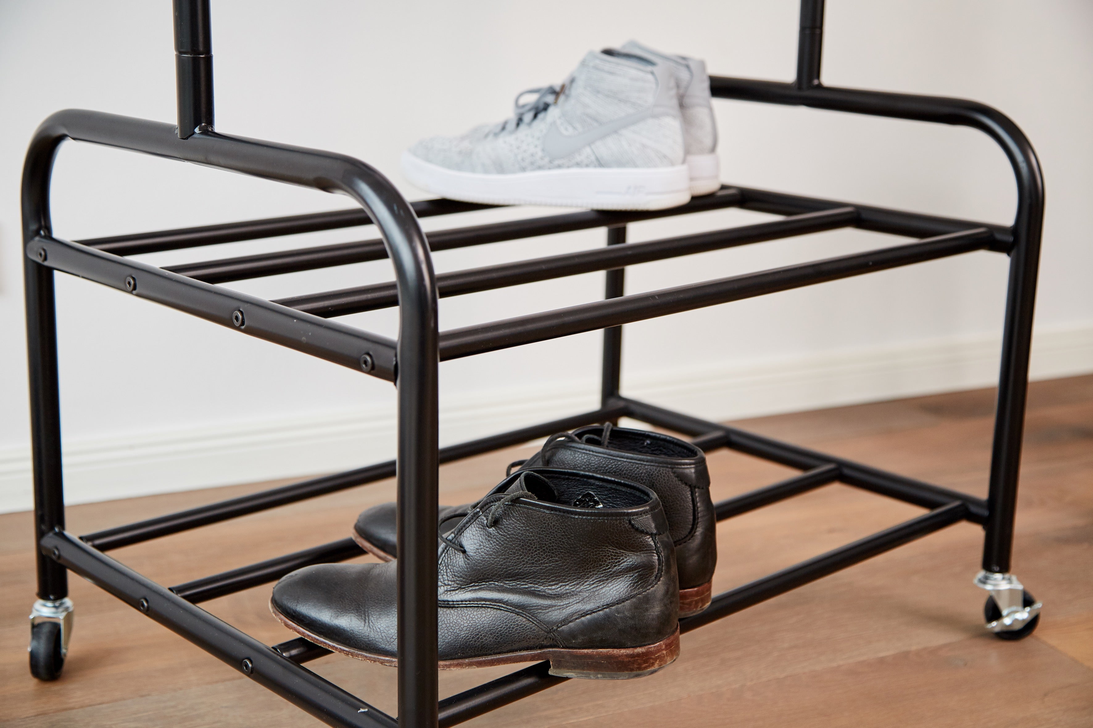 LOFT Garment Rack - Sturdy Clothes Rack for Hanging Clothes, Drying Rack, Wardrobe Organizer | Perfect for Bedroom, Closet, Laundry Room & Small Space Storage