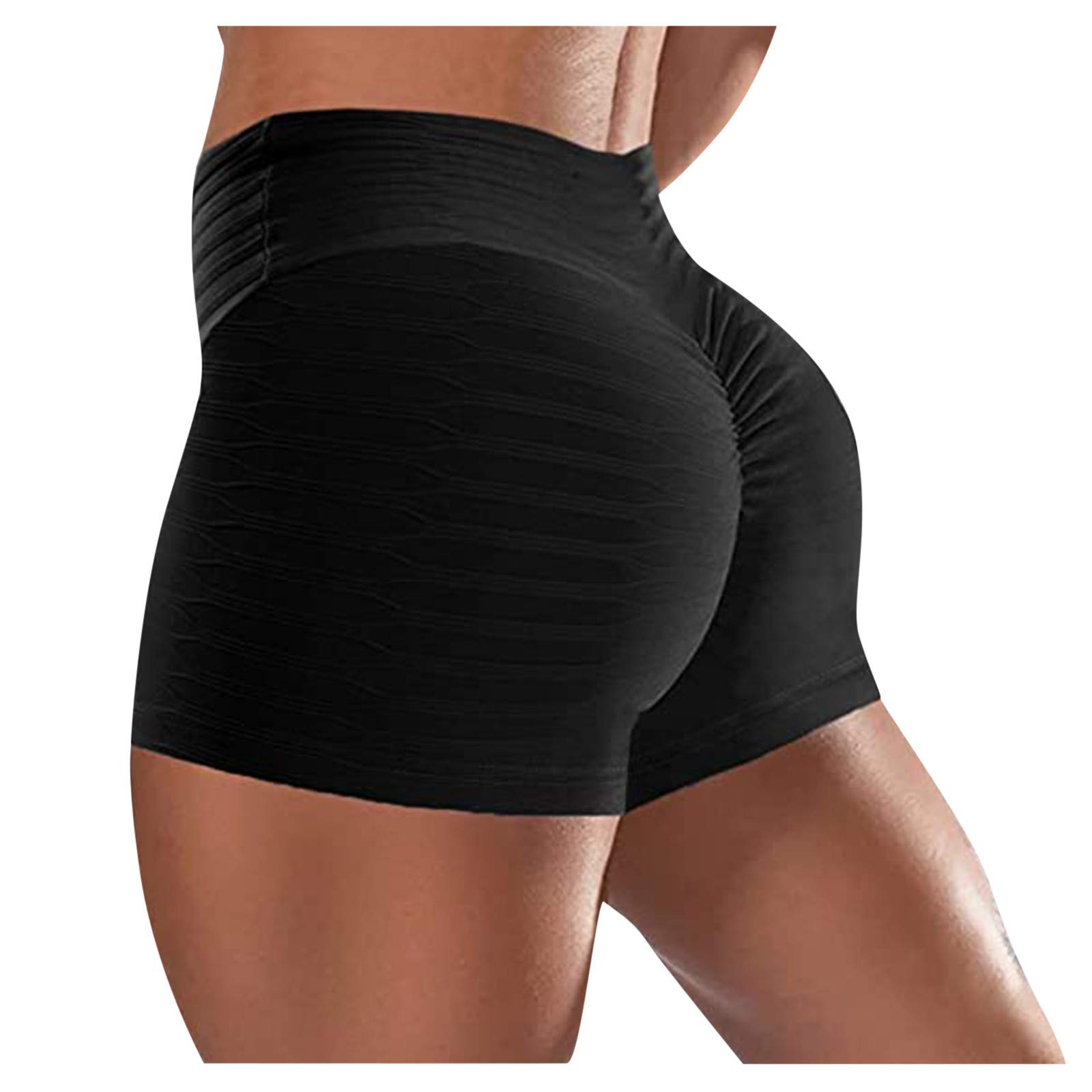 High Waisted Yoga Shorts for Women - Tummy Control & Butt Lifting for Workouts