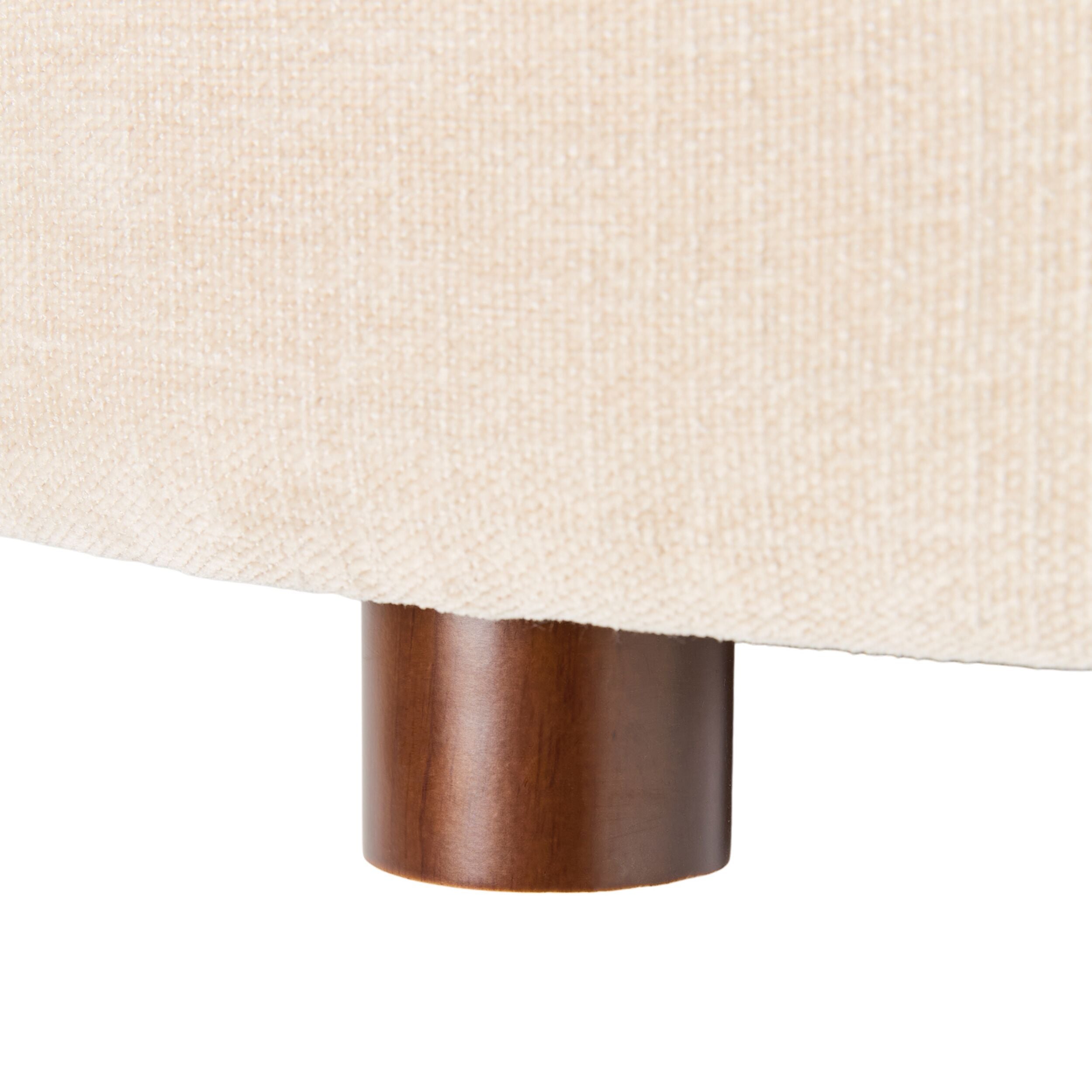Alessa Ottoman Oasis Dune - Stylish Footrest Pouf with Storage for Living Room, Bedroom & Nursery - Perfect Accent Chair for Home Decor