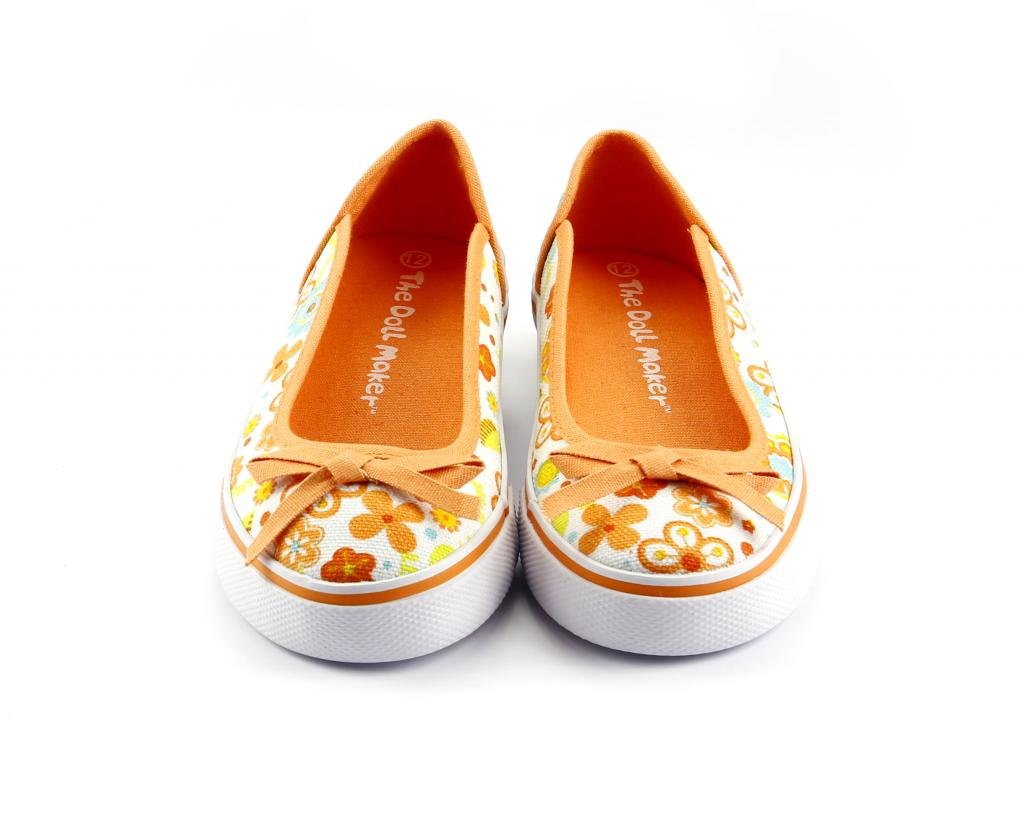 The Doll Maker Girls Floral Sneakers - Cute Casual Shoes for Toddler & Little Girls - Perfect for School, Playdates & Everyday Wear