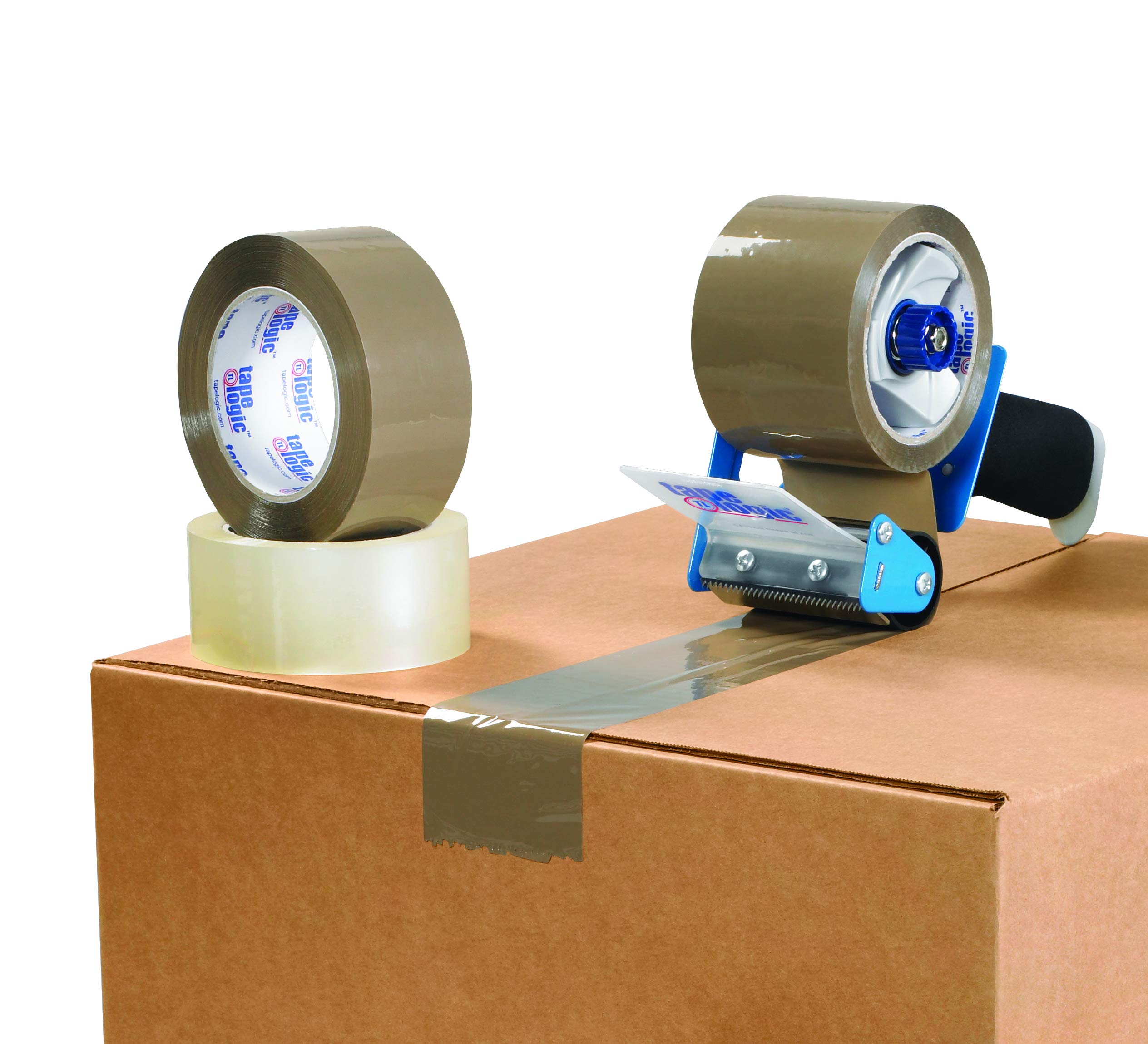 Tape Logic 2 Inch x 55 Yards Tan Acrylic Packing Tape, 3.5 Mil Thick, 36 Rolls Pack - Heavy Duty Packaging, Shipping, Moving, Home & Office Use - Secure Box Sealing for Ecommerce, Warehouse, Postal & Household Applications
