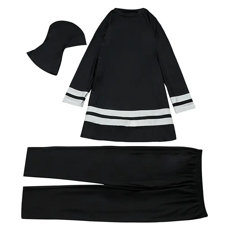 Plus Size Halal Swimwear for Women - Modest 3 Piece Burqini Swimsuit Set | Full Coverage Islamic Beachwear for Swimming, Surfing & Water Activities