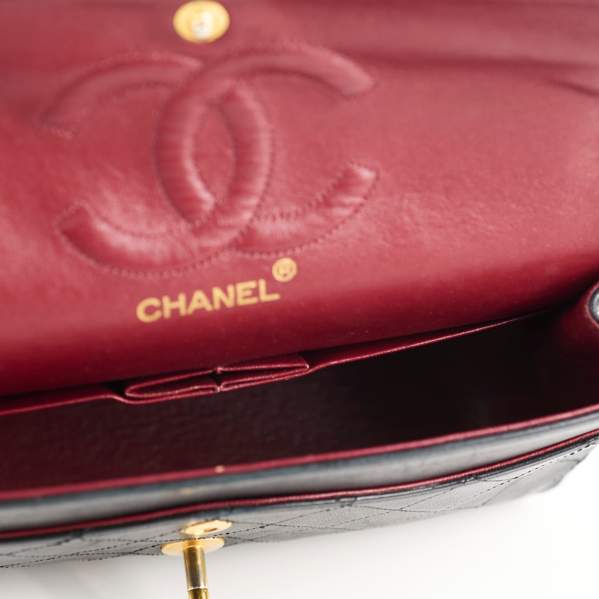 Vintage Chanel Medium/Large Double Classic Flap Bag in Black - Perfect for Evening Events, Date Nights & Luxury Fashion Collectors