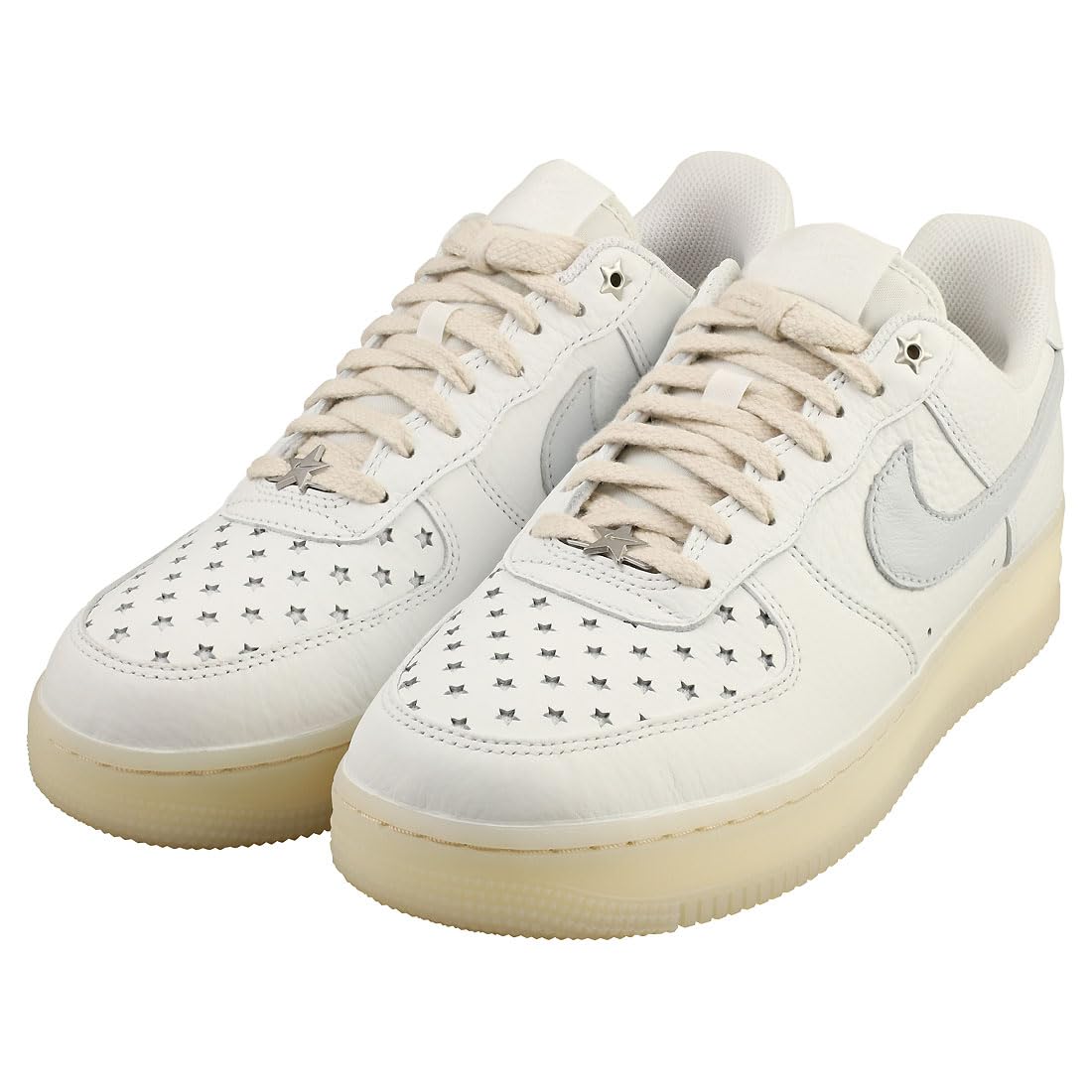 Nike AIR Force 1 07 Women's White Platinum Fashion Sneakers - Size 10.5 US | Comfortable Athletic Shoes for Running, Gym & Casual Wear