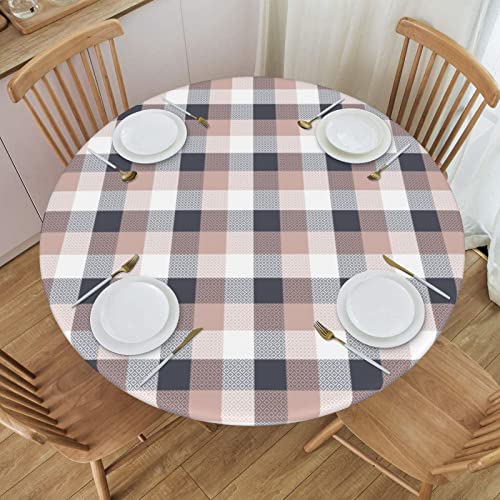 Grey Pink White Plaid Fashion Buffalo Checkered
