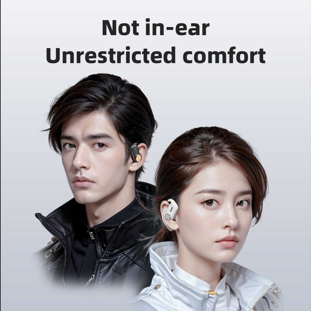 FiiO JadeAudio JW1 14.2mm Large Dynamic Driver Open-Ear True Wireless Bluetooth Earbuds - Perfect for Running, Workouts & Outdoor Activities
