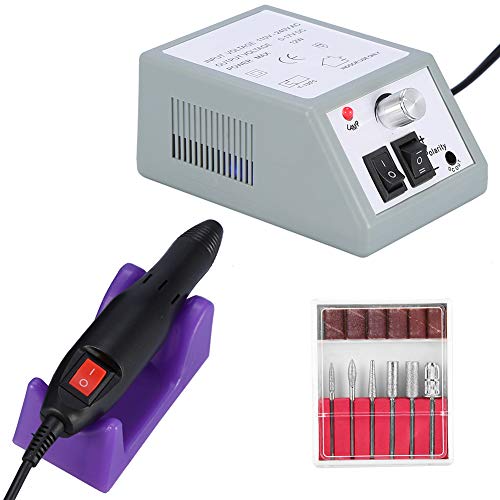 Professional Electric Nail Drill Machine Kit - Manicure Pedicure Tool for Acrylic & Gel Nails, Nail File & Sanding Equipment | Perfect for Salon & Home Nail Care, DIY Nail Art & Beauty Treatments
