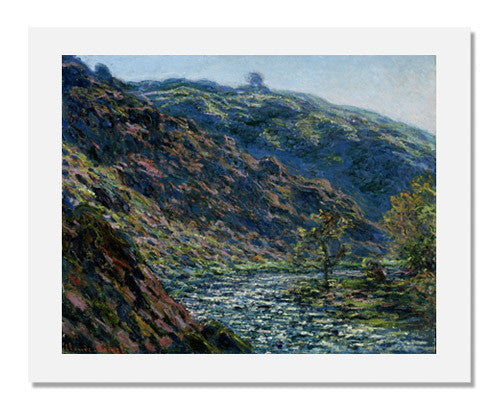 Claude Monet Valley of the Petite Creuse Painting - Impressionist Art Print for Home & Office Decor - Perfect for Living Room, Bedroom or Gallery Wall Display