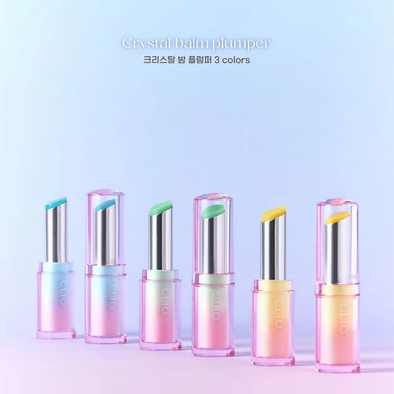 CLIO Crystal Balm Plumper 3.3g - Hydrating Lip Gloss with Plumping Effect, Vegan & Cruelty-Free - Perfect for Daily Moisture & Night Care