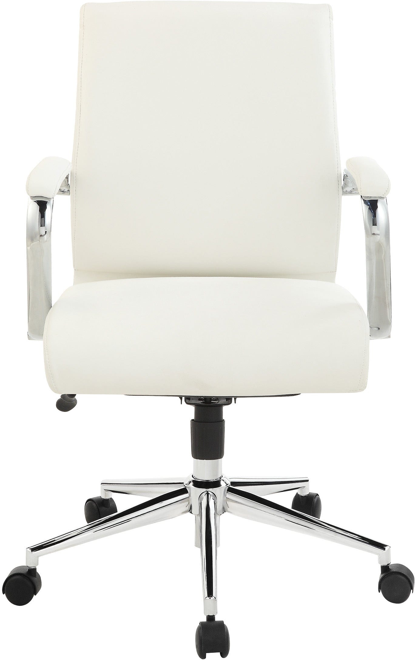 Office Star Mid Back Antimicrobial Vinyl Chair [920351C] - Ergonomic Office Chair for Home & Business Use, Comfortable Desk Chair for Long Hours of Work