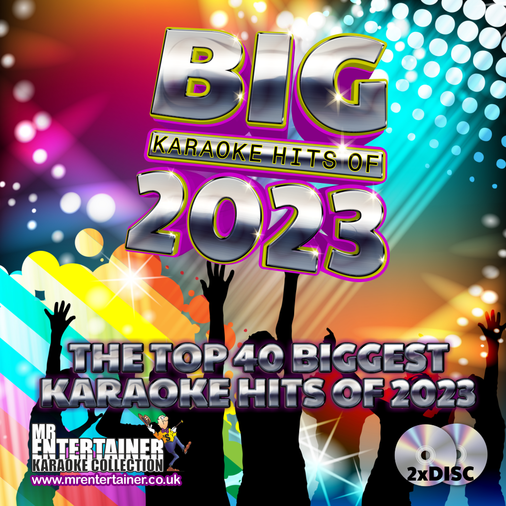 Mr Entertainer Big Karaoke Hits of 2023 - Latest English Karaoke Songs for Home Parties & Entertainment - Perfect for Family Gatherings, Birthday Celebrations and Bar Nights