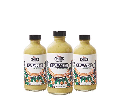 **Honest Fixins THE JALAPEÑO 8 OZ Bottle – All Natural, Non-GMO, Gluten-Free Hot Sauce – Perfect for Tacos, Nachos & Grilling**