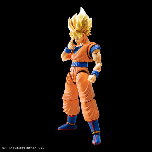 Figure Rise Standard Dragon Ball Super Saiyan Goku Action Figure Model Kit - Buildable Collectible for Anime Fans & Display | Perfect for Home Decor, Office Display & Gifts for DBZ Lovers