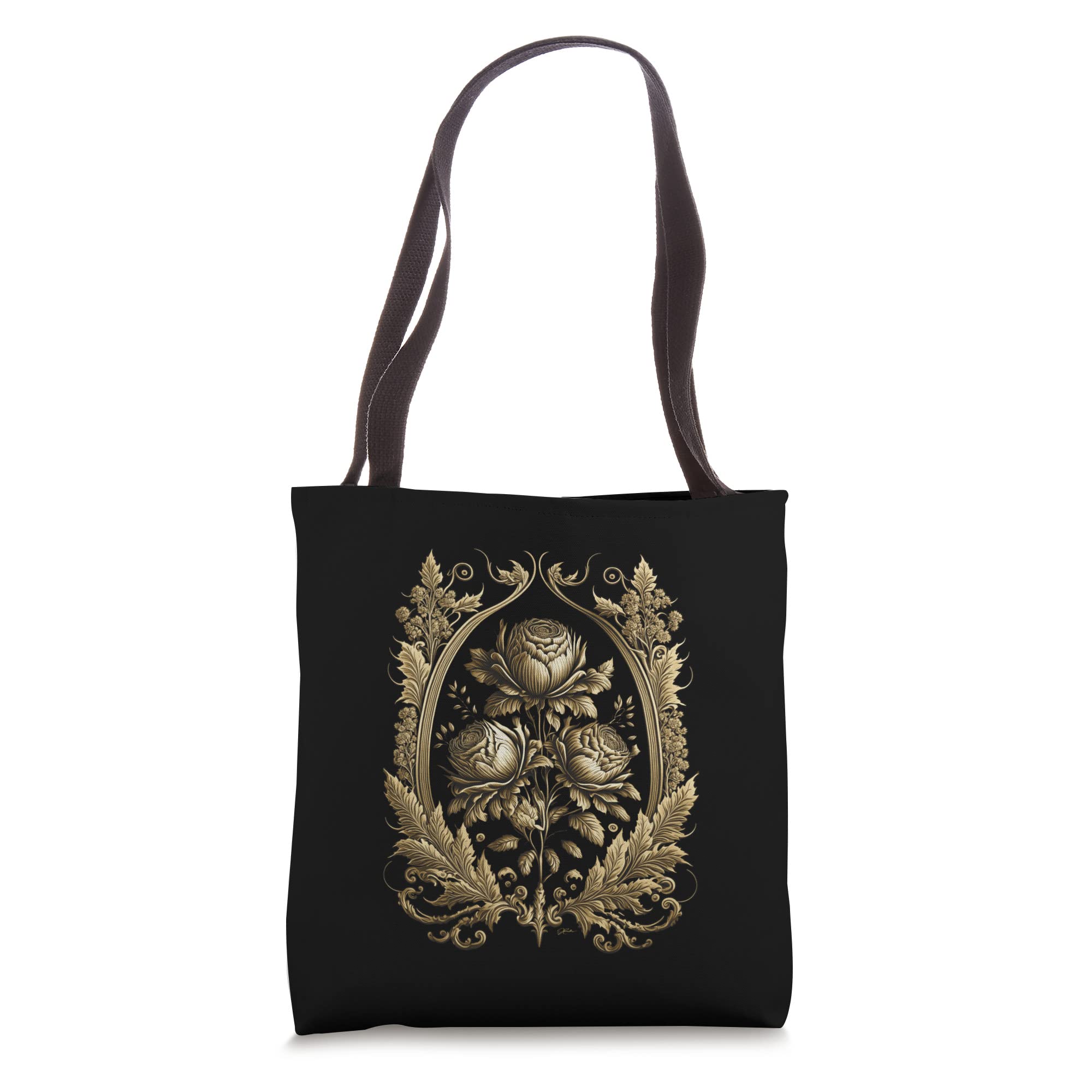 JCombs Floral Tote Bag for Women - Stylish Canvas Shoulder Bag with Pockets - Perfect for Shopping, Beach, Work & Travel