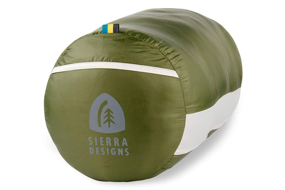 Sierra Designs Shut Eye 20 Degree Sleeping Bag - Lightweight Mummy Style for Camping & Backpacking | Synthetic SierraLoft Insulation | Compact Stuff Sack Included | Perfect for Hiking, Backpacking Trips & Outdoor Adventures