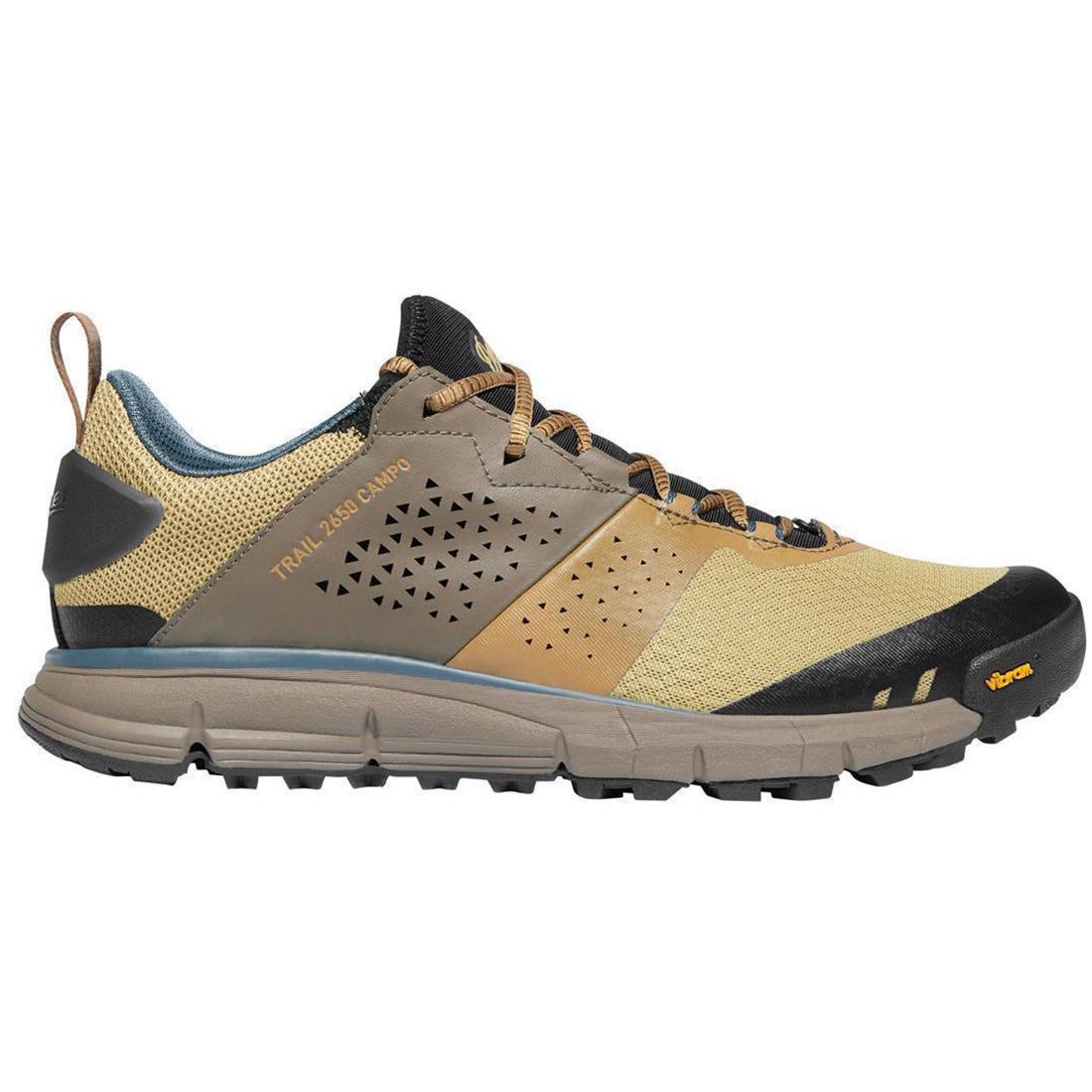 Trail 2650 Campo 3 Hiking Shoes for Men - Lightweight Brown Outdoor Walking Shoes with Breathable Mesh - Perfect for Hiking, Camping & Trail Running
