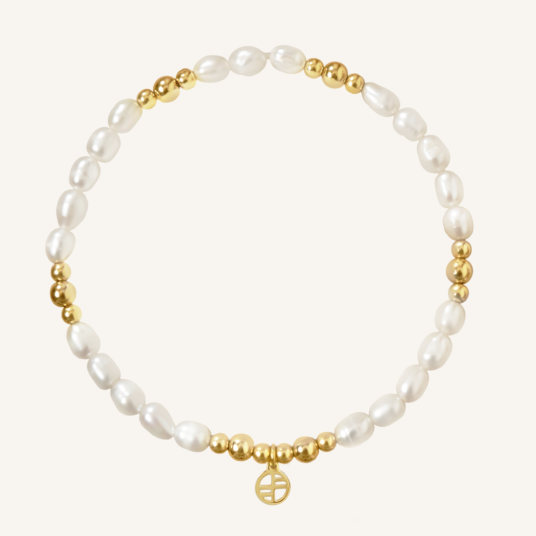 Frida Pearl Bracelet - Natural Stone Jewelry for Women, Elegant & Stylish Potential Stone Bracelet - Perfect for Daily Wear, Office & Special Occasions