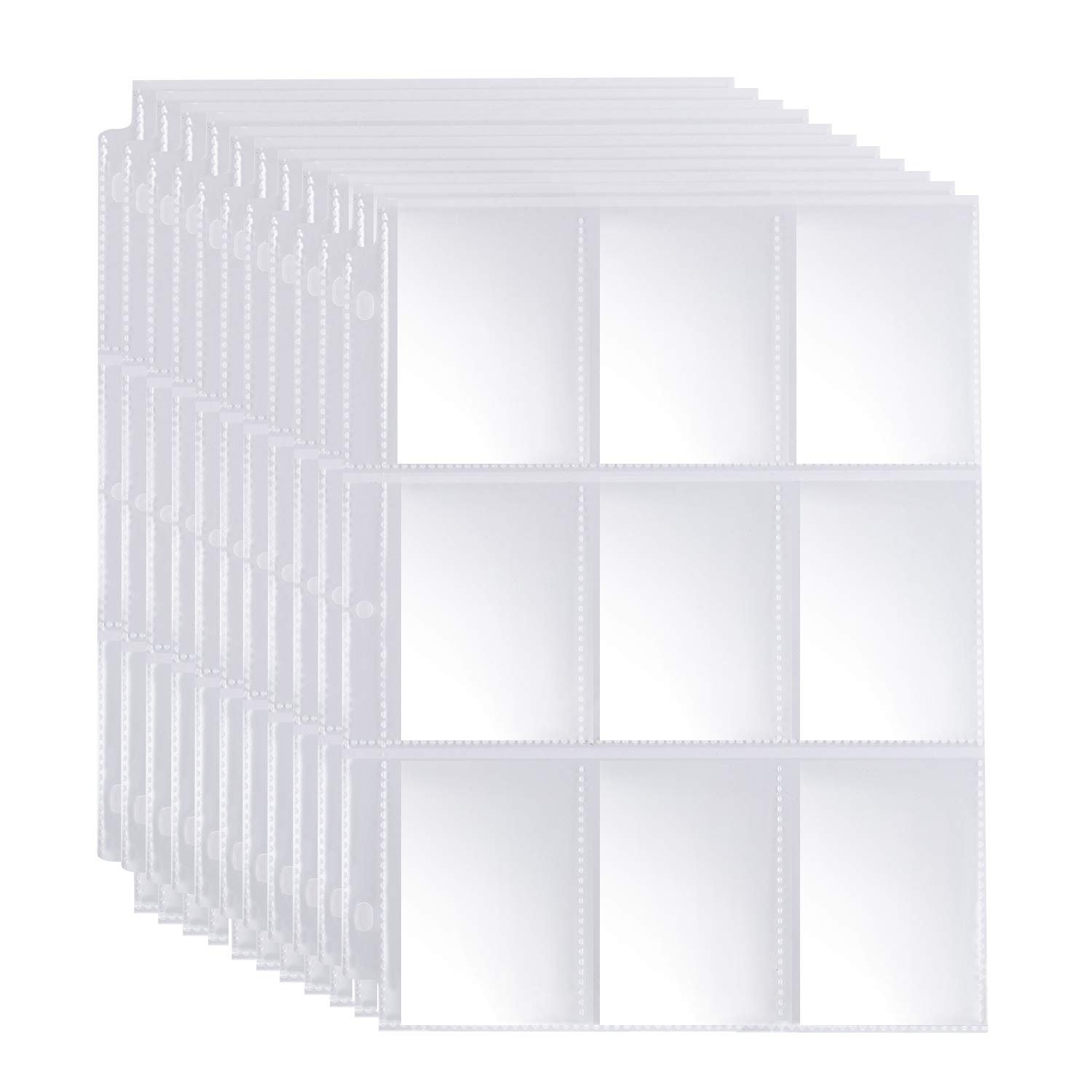 Premium 9-Pocket Trading Card Pages - 540 Double-Sided Sleeves for 3-Ring Binder | Standard Size Protectors for Sports Cards, Pokemon, Coupons & Business Cards | Perfect for Collectors, Organizers & TCG Players