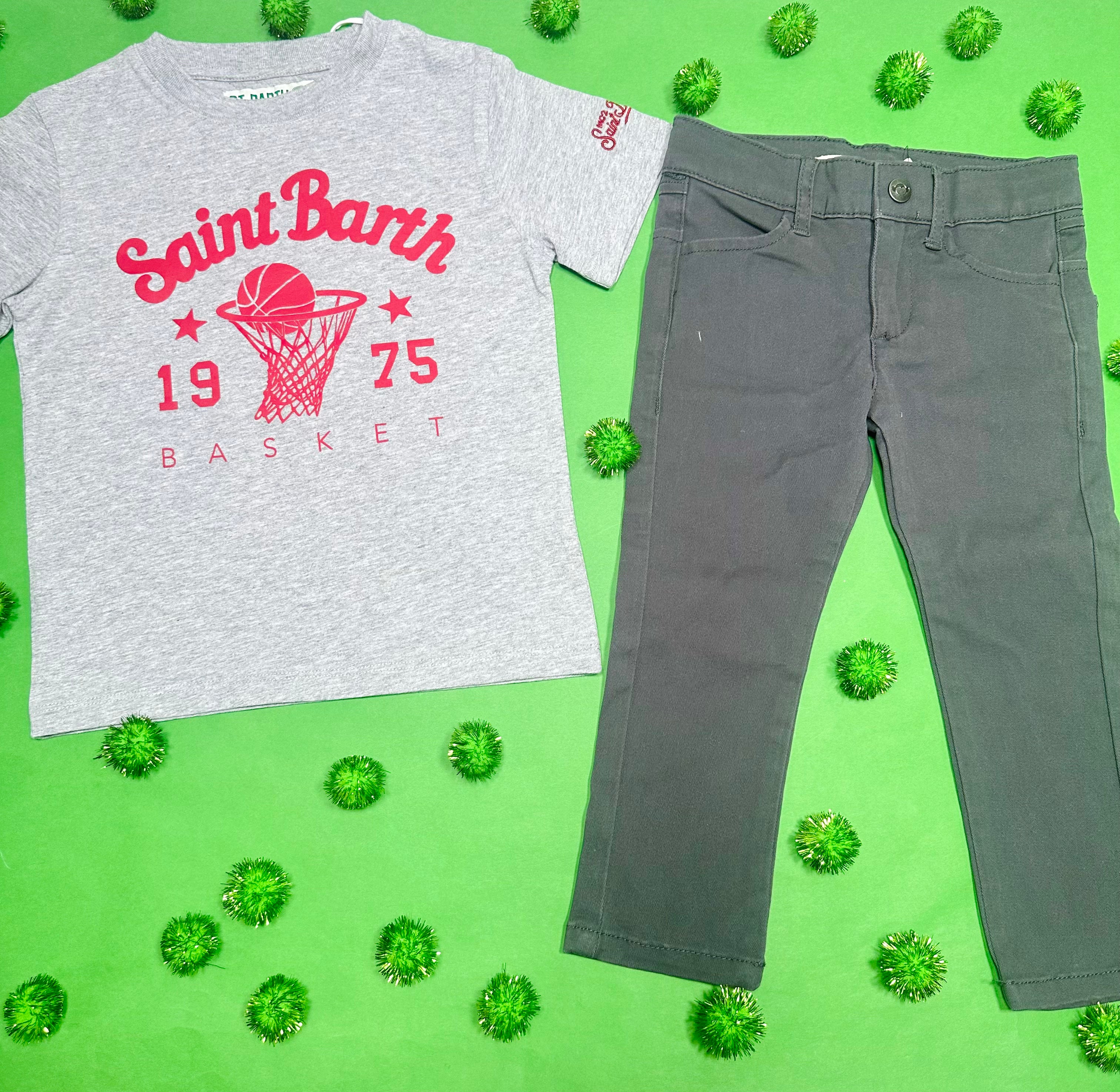 ST BARTH Basketball T-Shirt for Men & Women - Comfortable Cotton Jersey Tee for Sports, Casual Wear & Street Style
