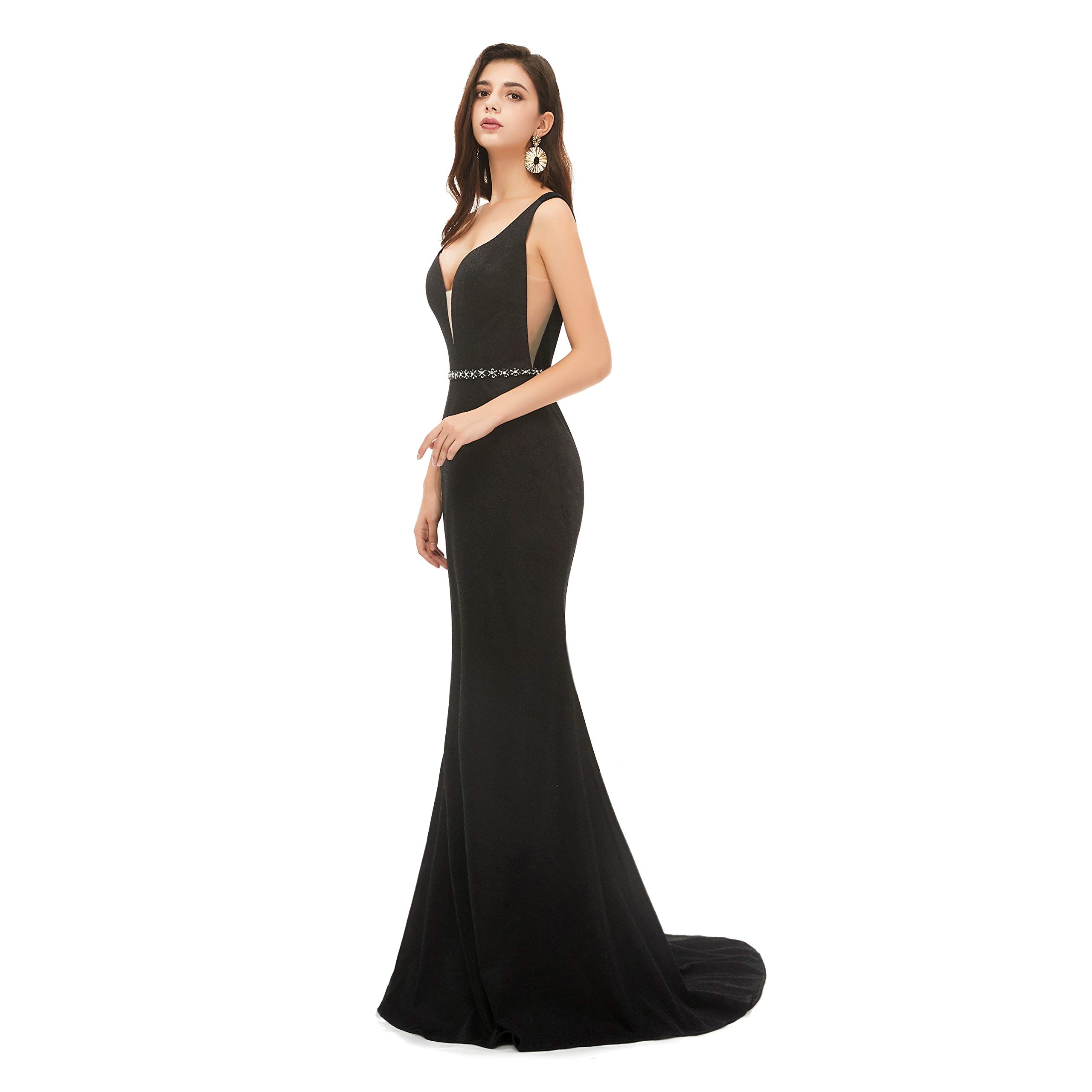 Elegant Women's Sequins Mermaid Prom Dress - Long Corset Trumpet Evening Gown for Homecoming, Formal Events & Special Occasions