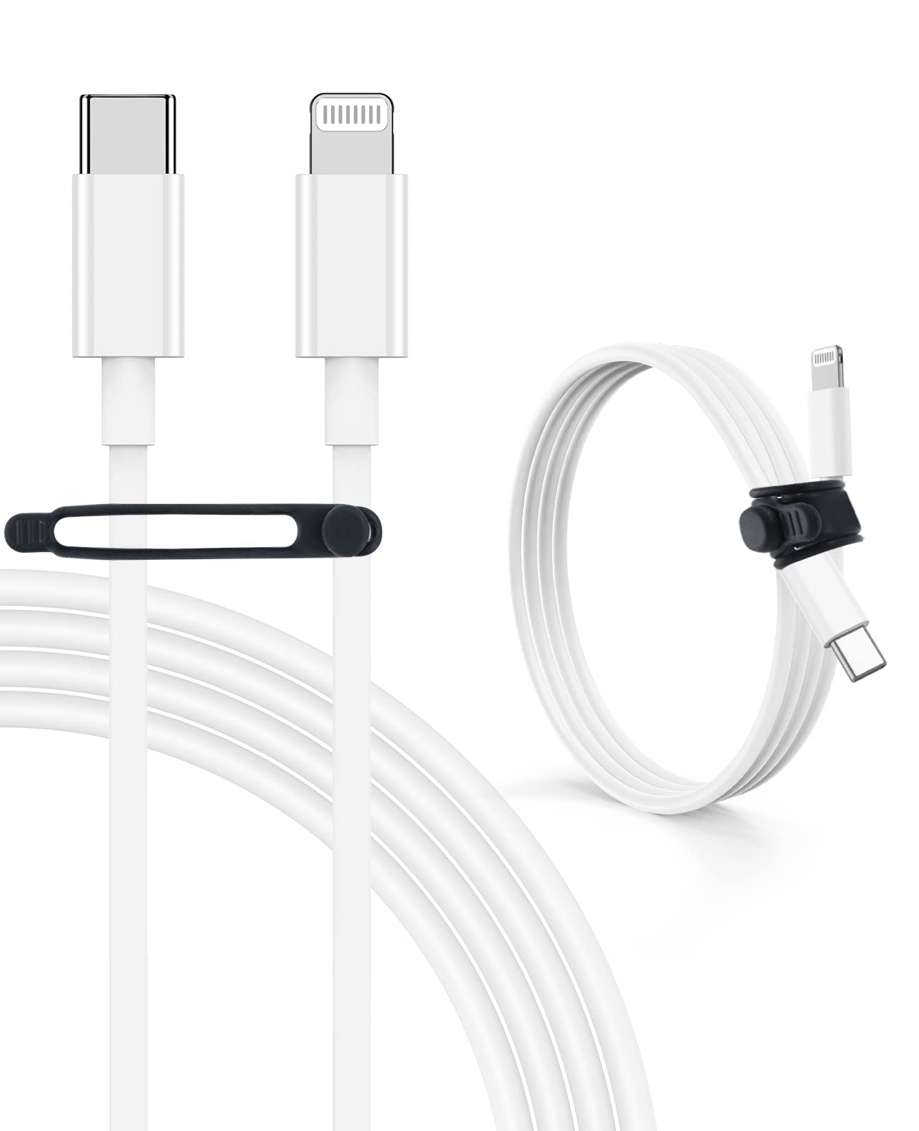 Fast Charging USB C to Lightning Cable 3FT (2 Pack) - Apple MFi Certified for iPhone 14/13/12 Pro Max - High Speed Charger Cord for Home, Office & Travel