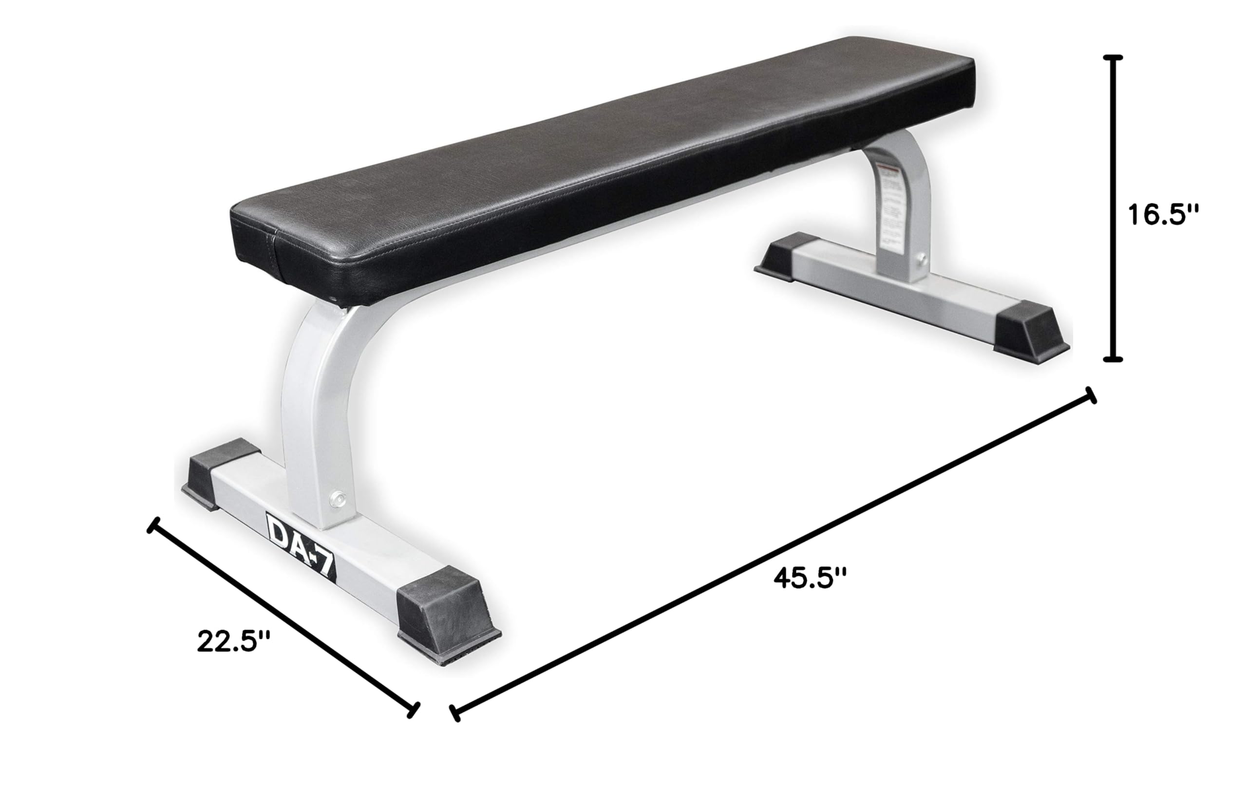 Valor Fitness Flat Weight Bench - Heavy Duty Steel Frame & High Density Padding - Perfect for Home Gym, Strength Training & Full Body Workouts - Compact & Durable Exercise Bench for Men & Women
