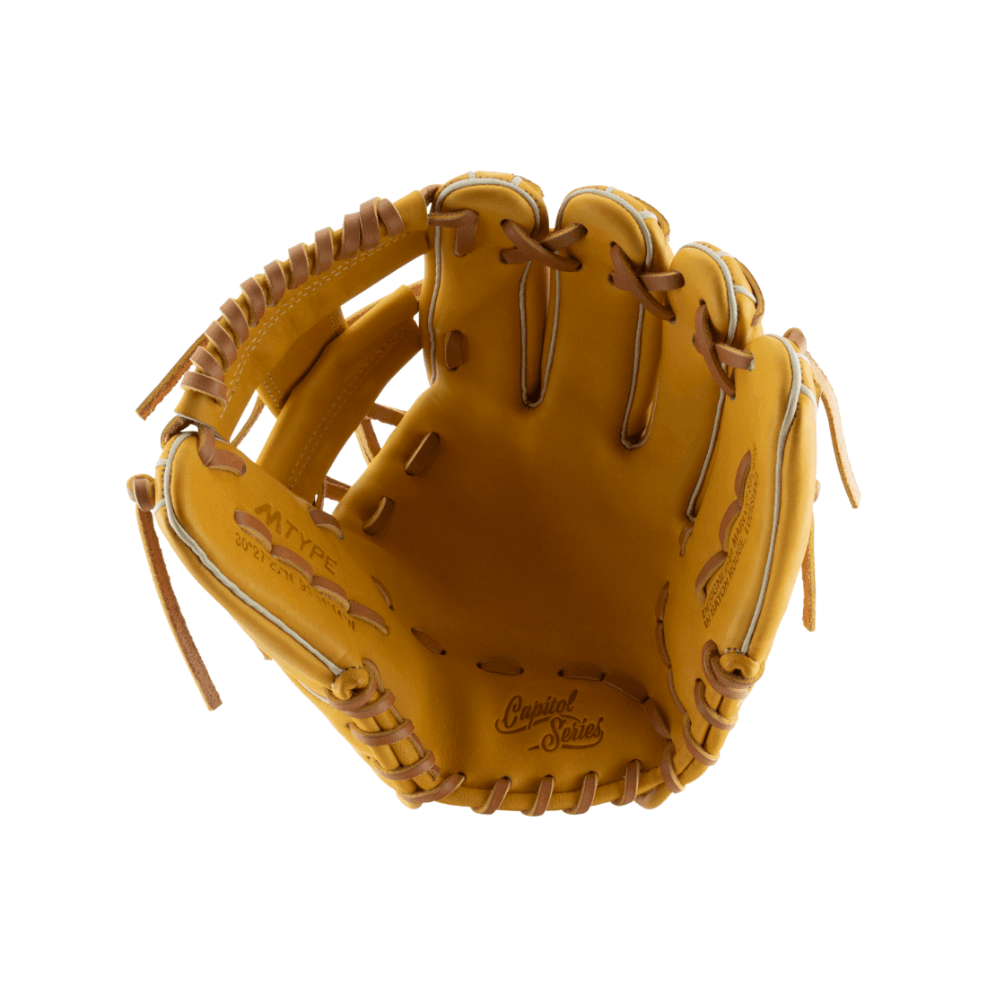 Marucci Capitol Series M Type 43A2 11.5 Inch Infield Baseball Glove - Professional Leather Mitt for Youth & Adult Players - Perfect for Infield Practice, Games & Training Sessions