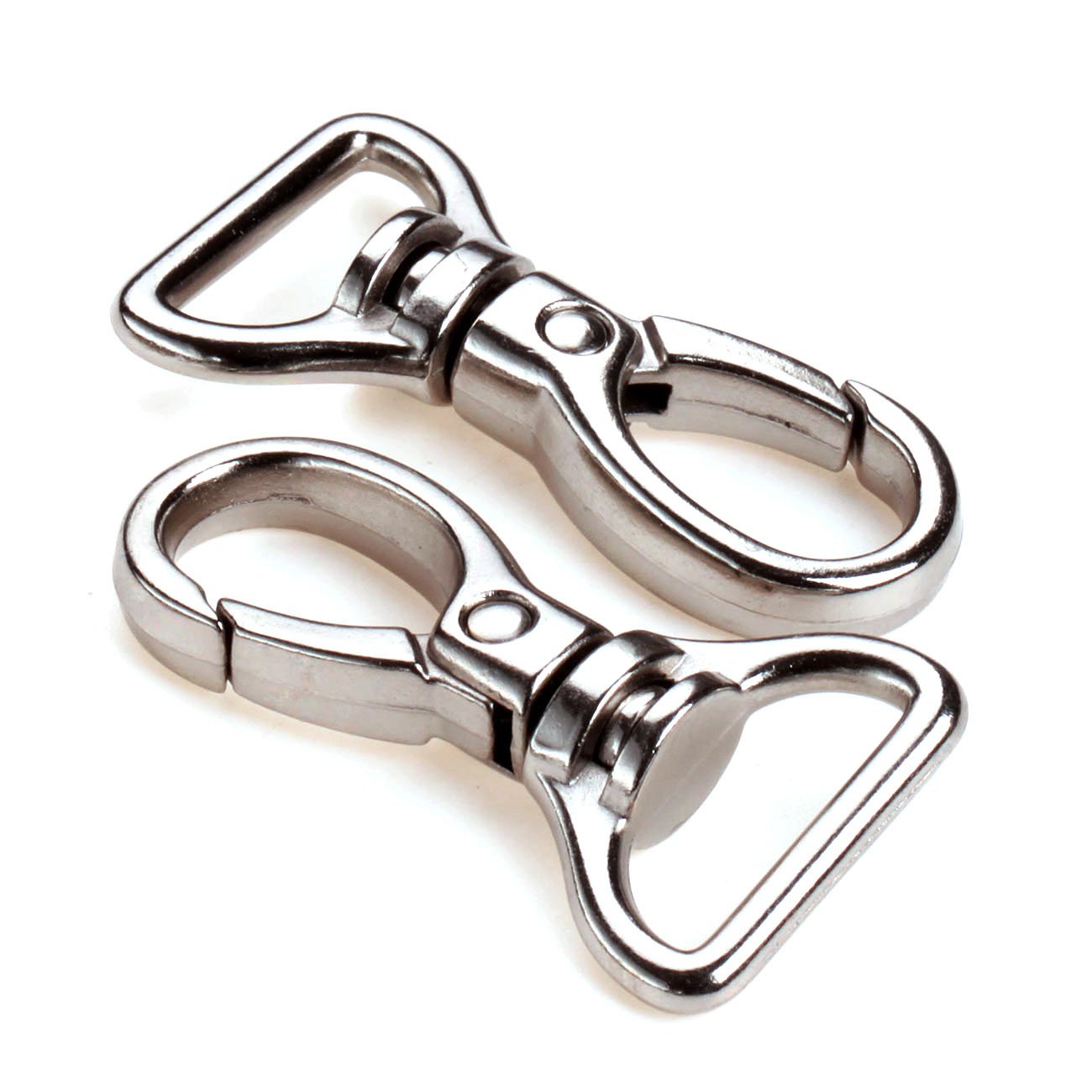 20 Pack Cotowin 3/4-inch Silver 360° Swivel Lobster Clasps - Heavy Duty Trigger Snap Hooks for Backpacks, Shoulder Bags & Luggage Replacement - Perfect for Travel, Hiking & Outdoor Gear Accessories