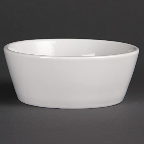 Nextday Catering Equipment Supplies UK - 12 Pack Sloped Edge Stainless Steel Mixing Bowls 120mm (4.75