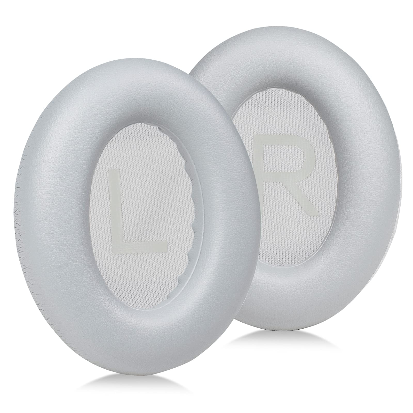Replacement Earpads for Bose 700 (NC700) Wireless Headphones - Premium Noise Isolating Memory Foam Cushions with Soft Protein Leather (Silver) - Perfect for Travel, Work, and Home Entertainment