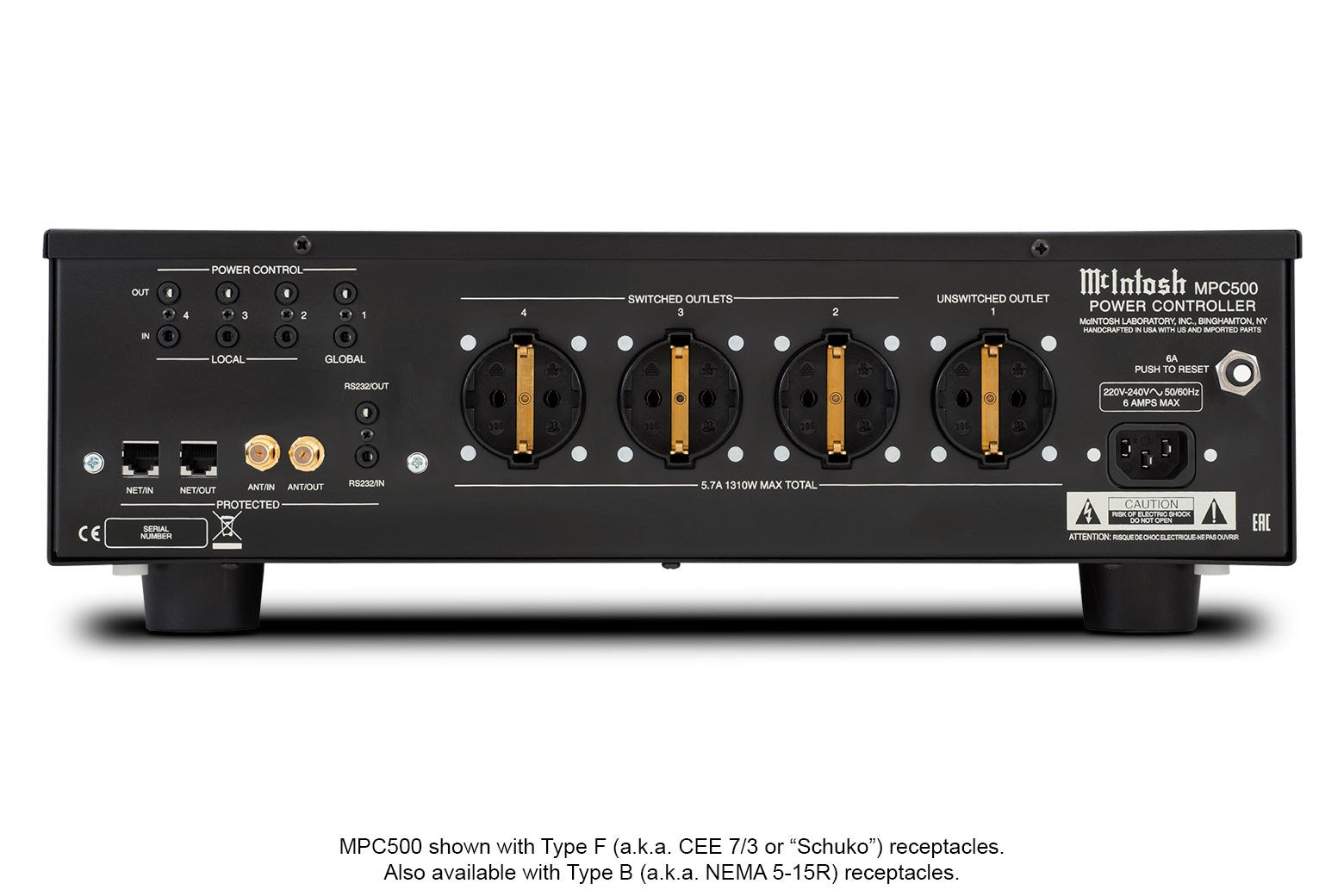McIntosh MPC500 Power Controller - Premium Audio Power Management for Home Theater & Hi-Fi Systems - Perfect for Audiophiles & Home Entertainment Setups