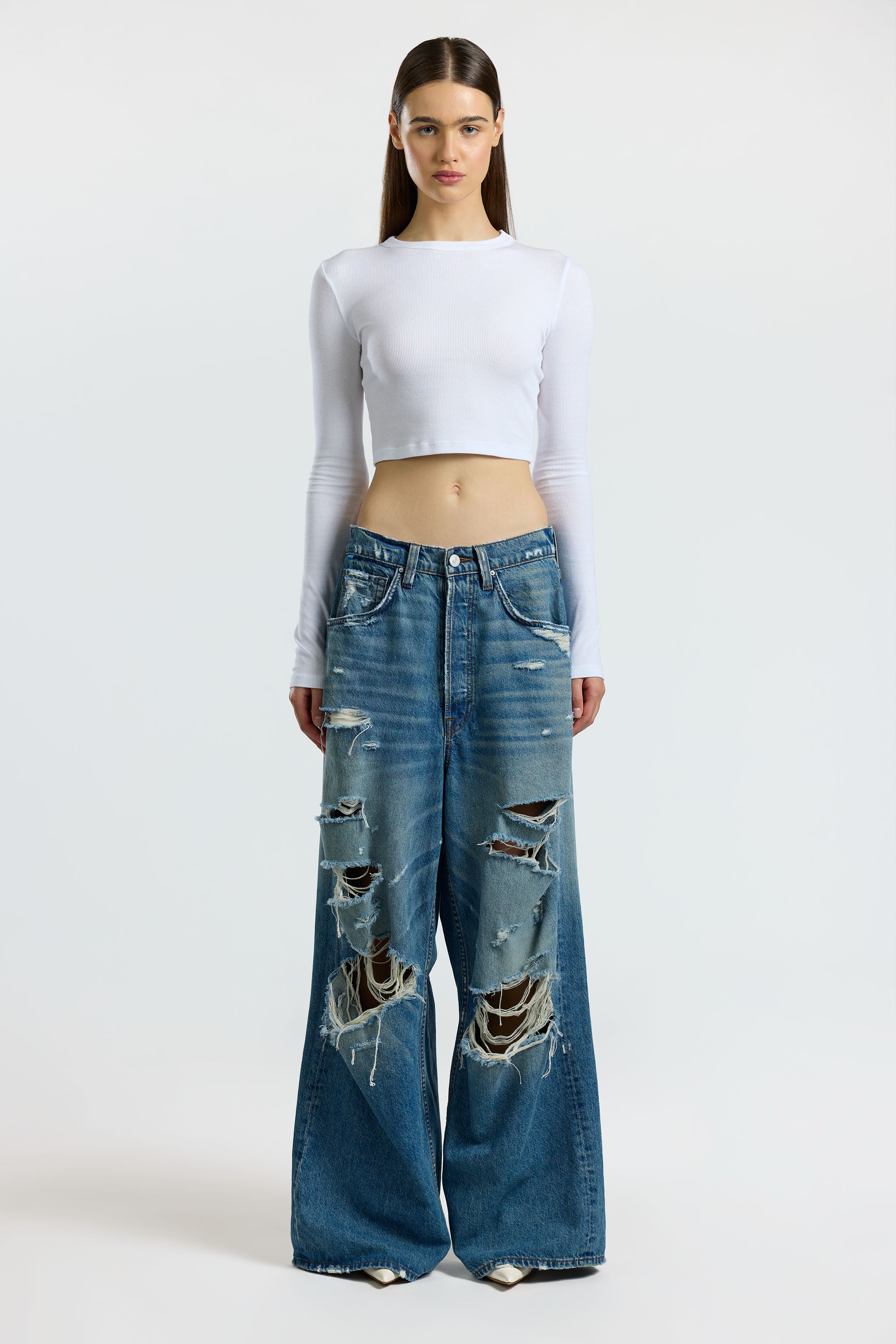 Distressed Baggy Jeans for Men - Rexford Ripped Denim Pants | Trendy Streetwear & Casual Outfit Styling