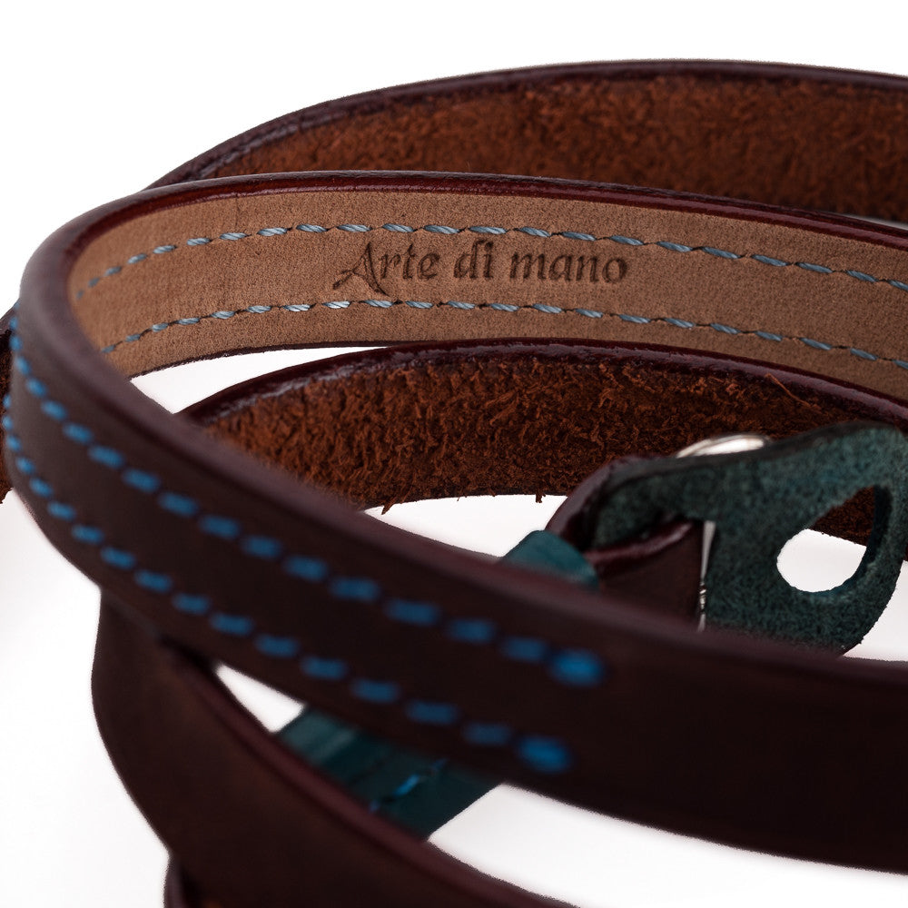 Arte di Mano Comfortable 95cm Camera Neck Strap - Rally Fox Design with Minerva Blue Accents | Perfect for DSLR, Mirrorless & Film Cameras | Photography Accessories