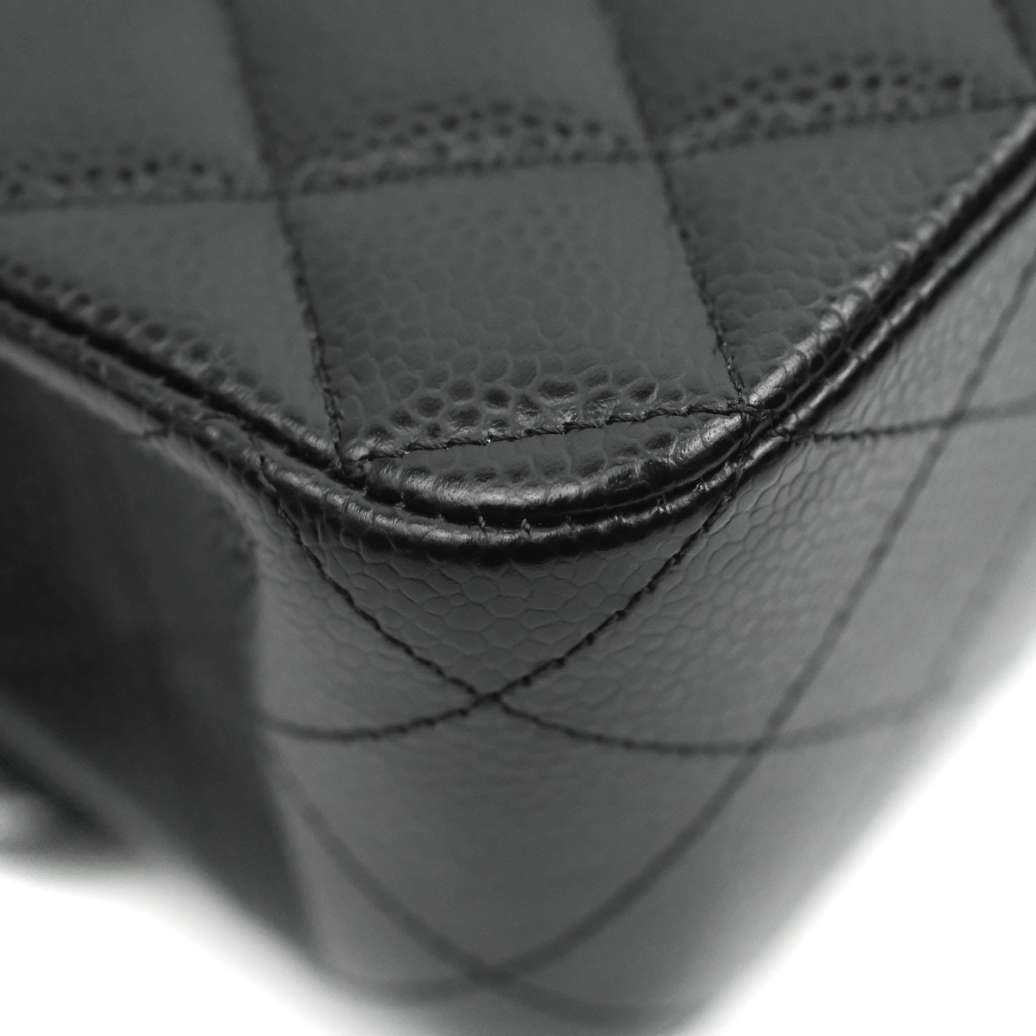 Chanel Classic Medium Double Flap Bag in Black Caviar Leather with Gold Hardware - Luxury Handbag for Women, Perfect for Work, Evening & Special Occasions