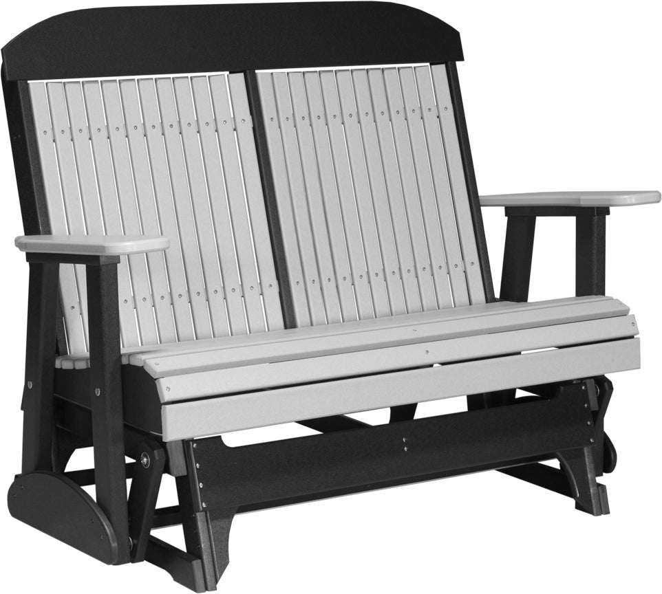 LuxCraft 4 Foot Classic Glider Rocking Chair - Perfect for Nursery, Living Room & Patio Relaxation