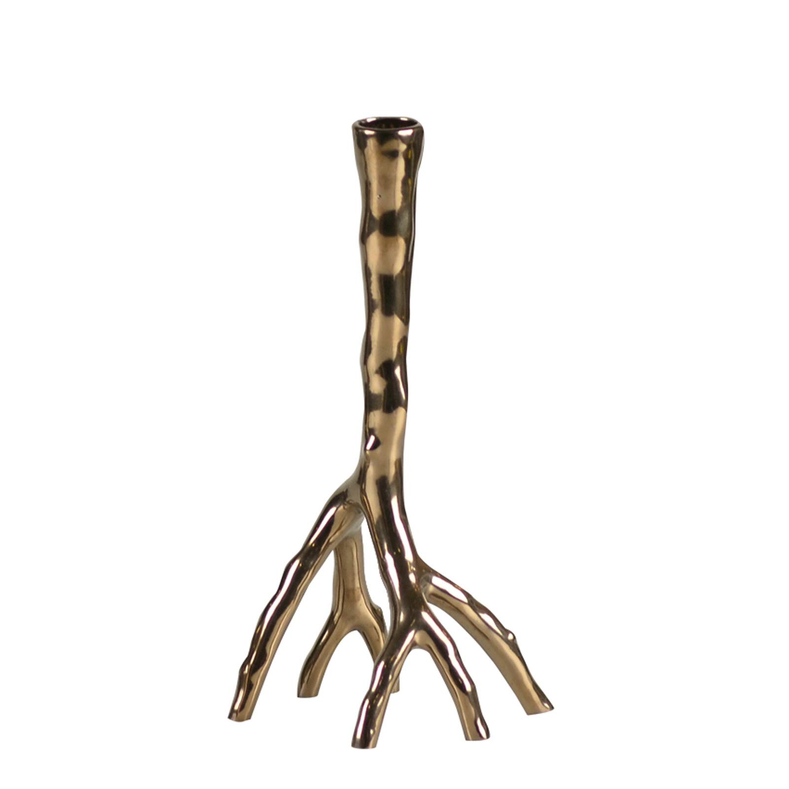 WENMENG2021 Creative Tree Root Ceramic Candle Holder - Small Taper Candle Stand for Dining Table & Living Room Decor - Elegant Home Decoration Candlestick for Romantic Dinners & Cozy Ambiance