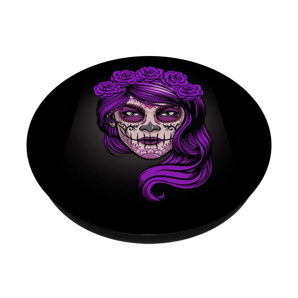 Sugarskull PopSockets PopGrip - Interchangeable Phone & Tablet Grip with Skull Design | Perfect for Gaming, Selfies, and Daily Use