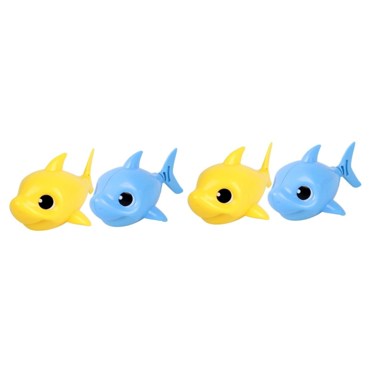 VICASKY 4 Pack Floating Bath Toys for Kids - Wind Up Clockwork Bathtub Toys, Fun Bath Time Learning Toys for Toddlers & Babies - Perfect for Sensory Play, Bath Time Fun and Early Education