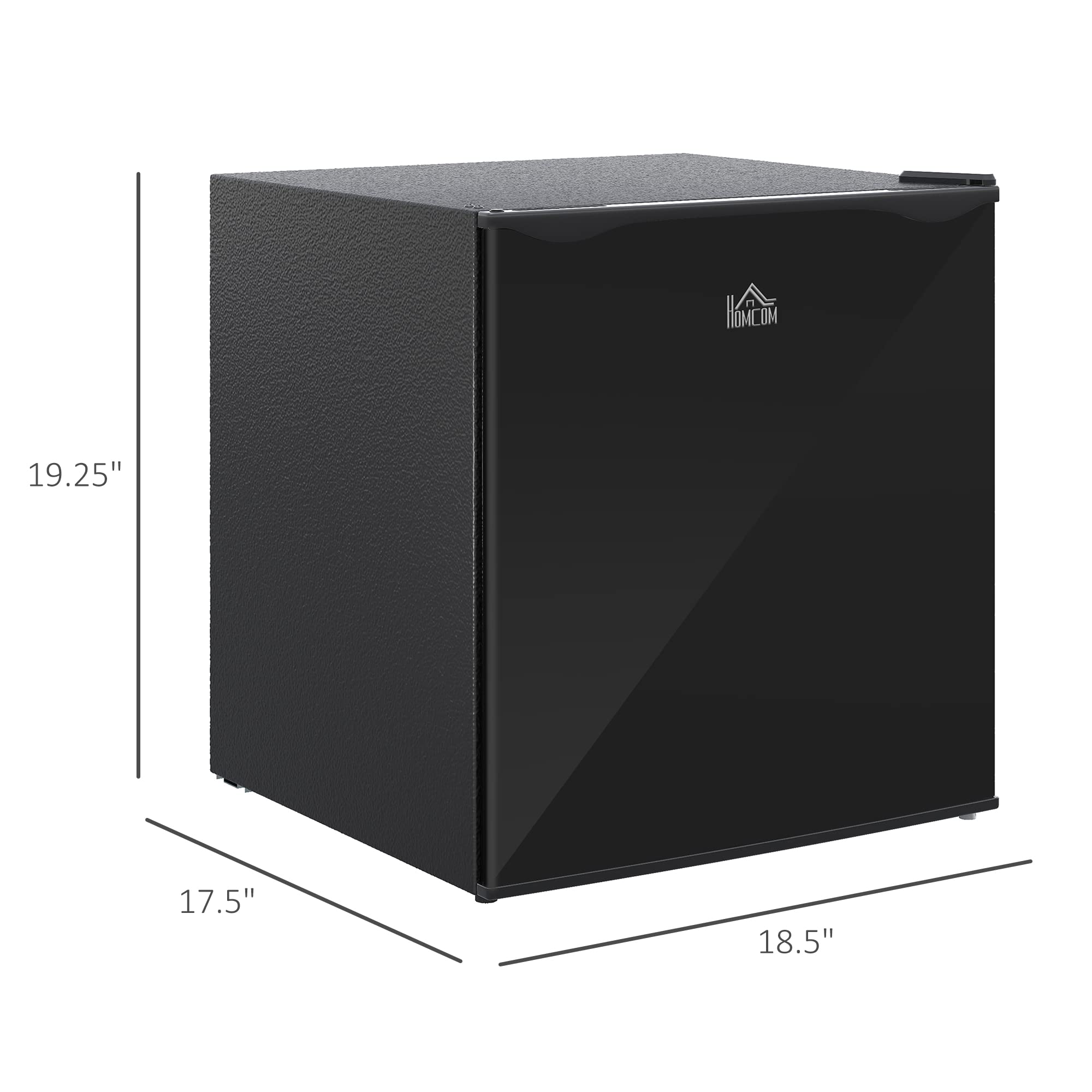 1.1 Cu. Ft Mini Freezer - Compact Upright Freezer with Adjustable Temperature, Removable Shelf & Reversible Door - Energy Efficient Small Freezer for Bedroom, Office, Dorm, RV, Apartment - Perfect for Storing Food, Drinks, Breast Milk & Medications (Black)