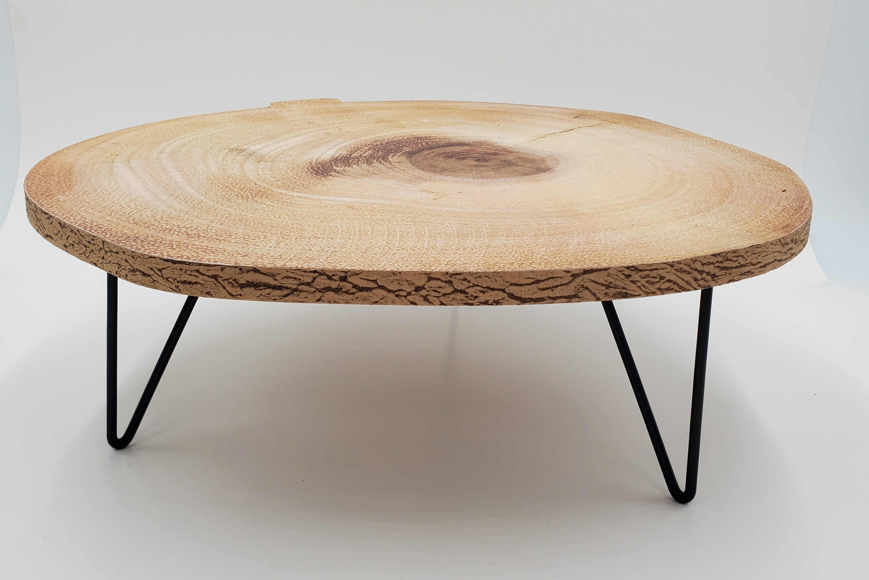 13.5 x 6 Inch Wooden Round Stand - Elegant Display Stand for Home Decor, Centerpiece, or DIY Craft Projects