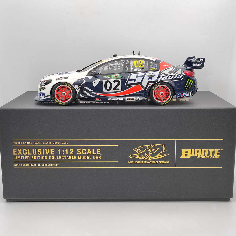 1/12 Scale Holden VF Commodore V8 2015 Townsville 400 Peter Brock #02 Resin Model Car - Collectible Toy Car Gift for Racing Fans & Car Enthusiasts - Perfect for Display, Gifting, and Racing Memorabilia Collections