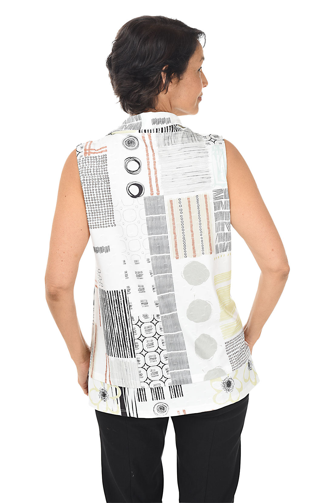 Elegant Cowl Neck Sleeveless Blouse for Women - Chic Summer Tops for Casual Outings & Date Nights