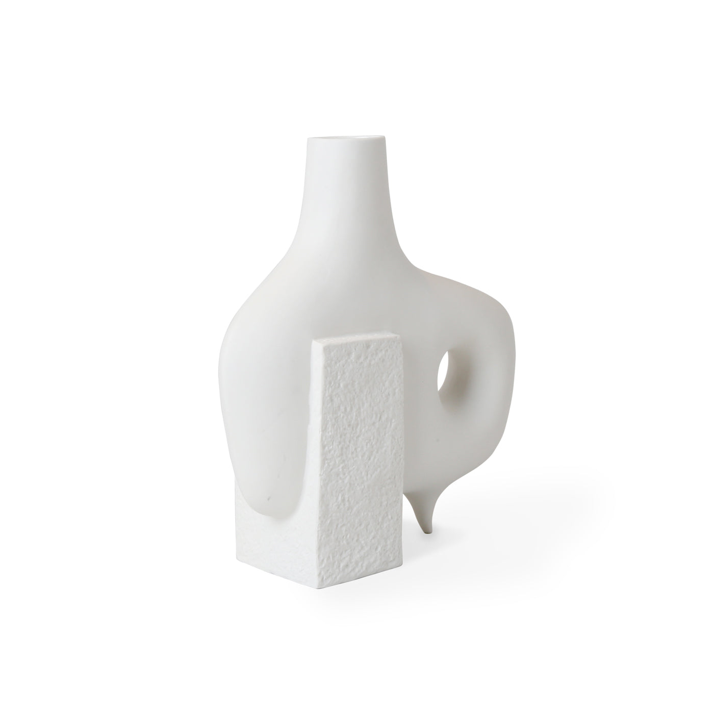 Paradox Medium Vase - Elegant Ceramic Flower Vase for Home Decor, Wedding Centerpieces & Tabletop Arrangements