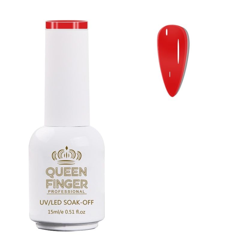 QUEENFINGER 15ml Soak Off UV LED Gel Nail Polish Set - Spring Nail Art Colors for Salon & DIY Manicure at Home (21 Colors) | Perfect for Nail Salon Professionals & Home Nail Art Enthusiasts
