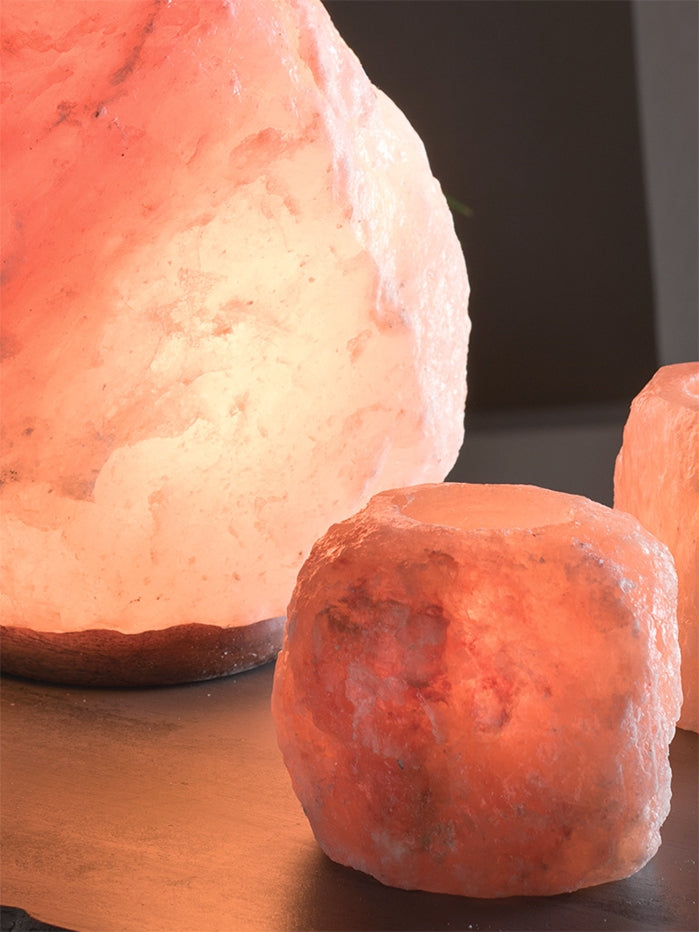 Himalayan Salt Tea Light Holder - Natural Pink Salt Candle Holder for Aromatherapy, Yoga, Meditation & Home Decor - Perfect for Relaxation & Spa Nights
