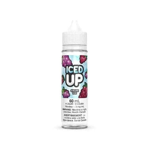 Grape Ice ICED UP E-Liquid - 60mL Vape Juice for Refillable Pods & Tanks | Alberta | Perfect for All-Day Vaping & Cloud Chasing
