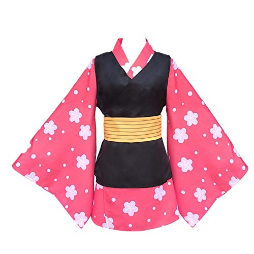 Makomo Anime Cosplay Costume - Kimono Uniform with PVC Mask & Wig for Halloween, Christmas, New Year Parties | Perfect for Cosplay Events, Conventions, and Themed Celebrations