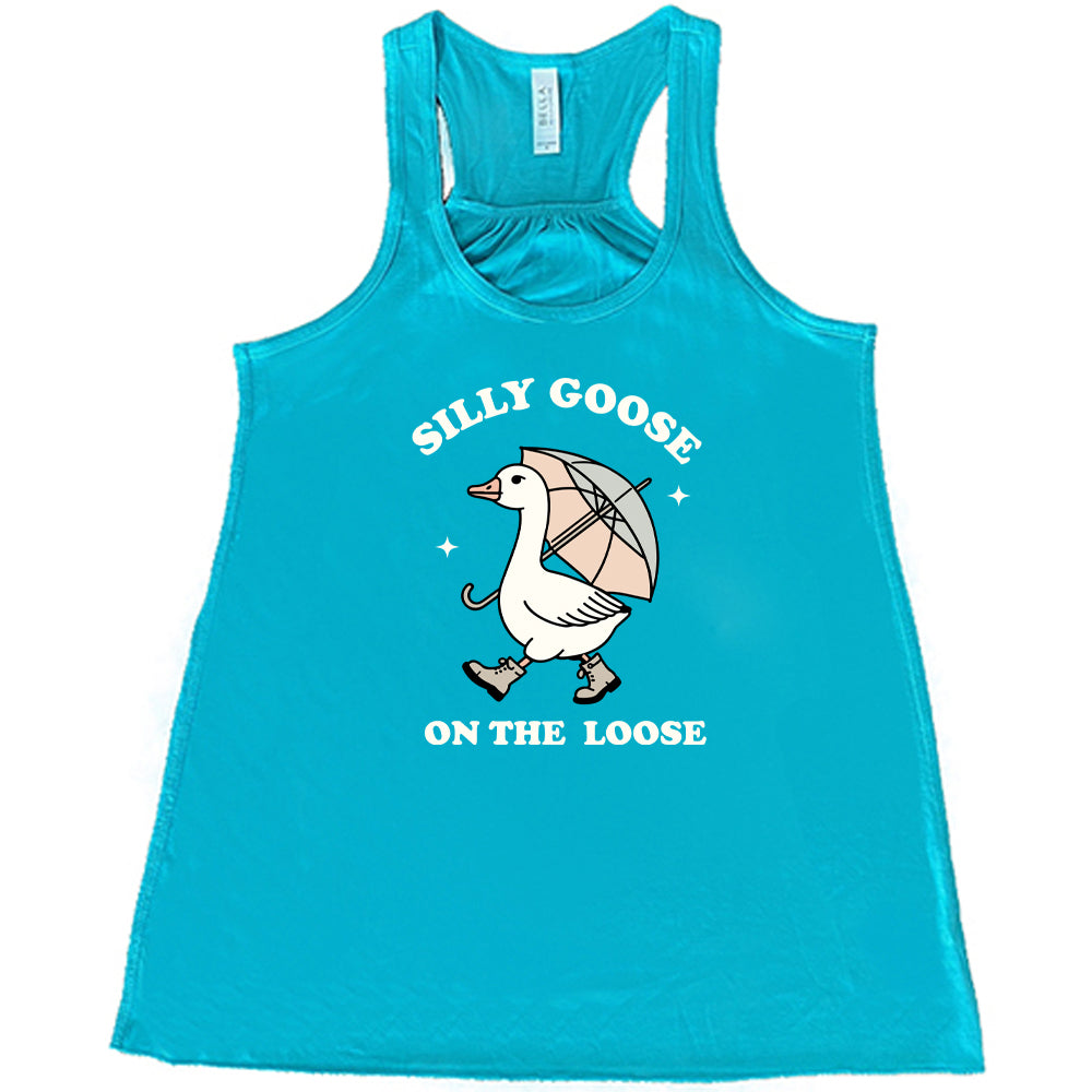 Funny Silly Goose On The Loose Graphic T-Shirt for Men & Women - Comfortable Cotton Tee for Casual Wear, Parties & Gag Gifts