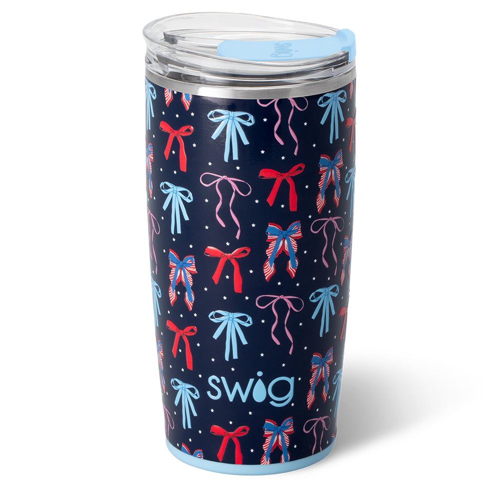 Miss Independence 22oz Tumbler - Insulated Stainless Steel Water Bottle with Lid & Straw - Perfect for Travel, Gym & Outdoor Activities